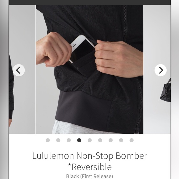NWT Lululemon Non-Stop Bomber Jacket Sz 10 - Picture 4 of 16